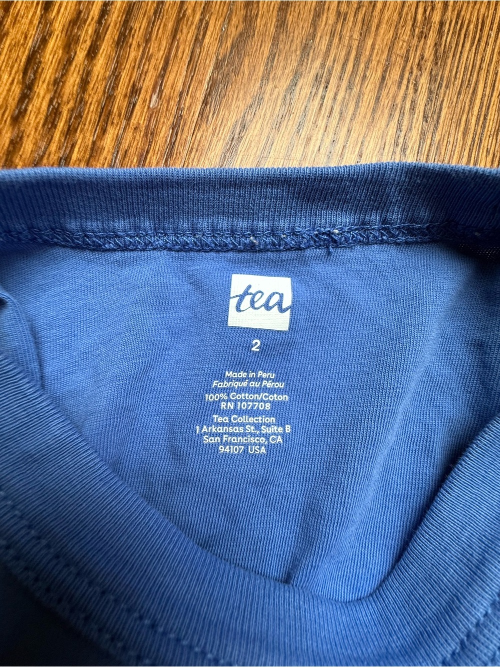 Tea Collection Frenchie Dog Layered-Look Tee 2T - Picture 4 of 6